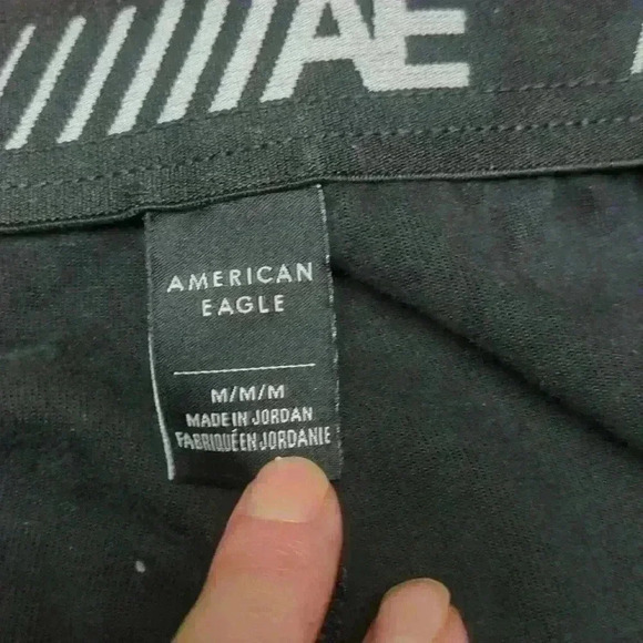 AEO Black Jogger Sweatpants - Picture 4 of 4